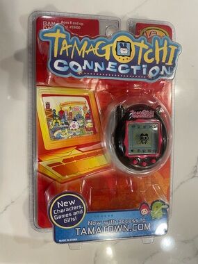 Tamagotchi Connection V3 Virtual Pet Vintage Unopened Red/Black